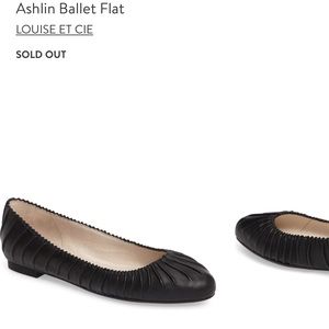 Louise et cie, Ashlin Ballet Flat.  Black 8.5